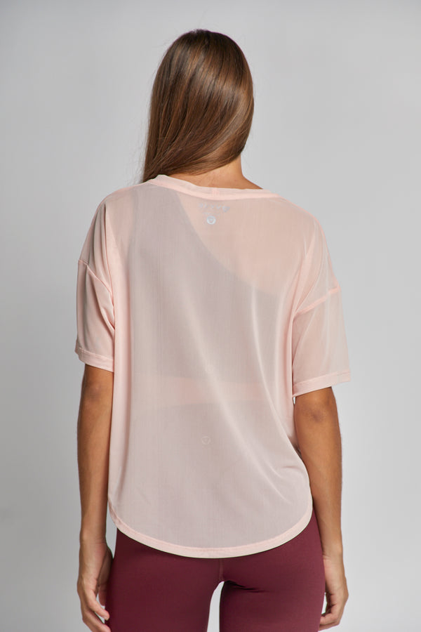 Playera Mesh Oversize Flow