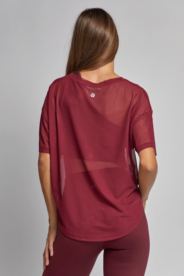 Playera Mesh Oversize Flow