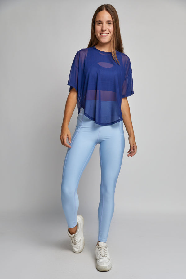 Playera Mesh Oversize Flow