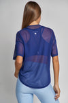 Playera Mesh Oversize Flow