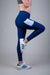 Legging Mesh Fast & Free INVIERNO 2020 VYVE Active Wear MARINO-BLANCO XS 